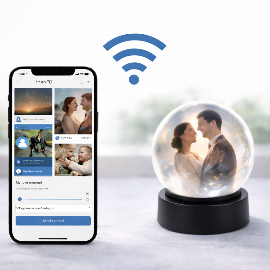 Wireless upload with the IHANFO app